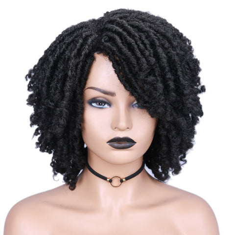Image of Short Dreadlock Ombre Braiding Crochet Twist Hair Wig-FrenzyAfricanFashion.com