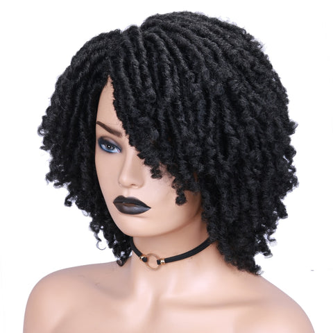 Image of Short Dreadlock Ombre Braiding Crochet Twist Hair Wig-FrenzyAfricanFashion.com