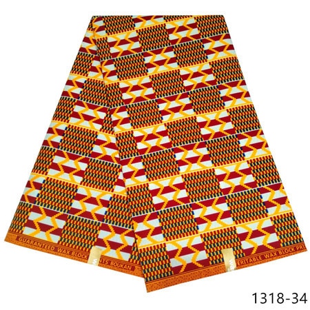 Image of Kente fabrics 6 yards-FrenzyAfricanFashion.com