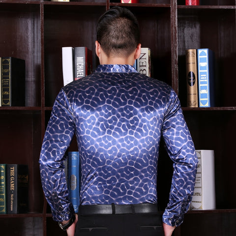 Image of Fashion Velvet Shirt Long Sleeve Plaid-FrenzyAfricanFashion.com