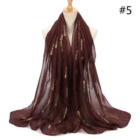 Image of Women Cotton Linen Shawl Hijab-FrenzyAfricanFashion.com