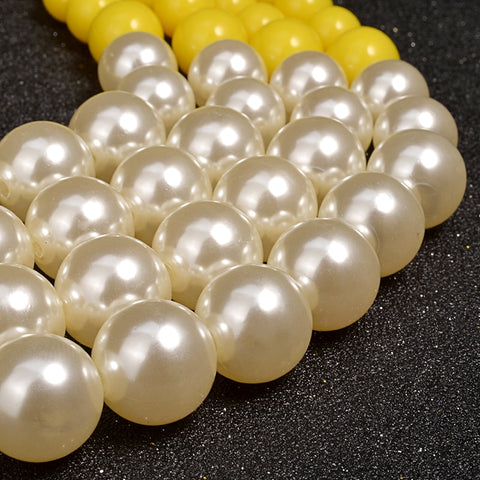 Image of Pearl Necklace Top Quality Bohemian Wedding Accessory African Beads Jewelry Set-FrenzyAfricanFashion.com