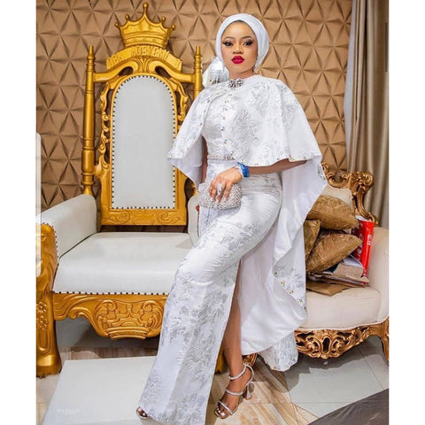 Image of Brocade Jacquard Lace Fabric French Lace African Nigerian Lace Fabric For Party Dress-FrenzyAfricanFashion.com