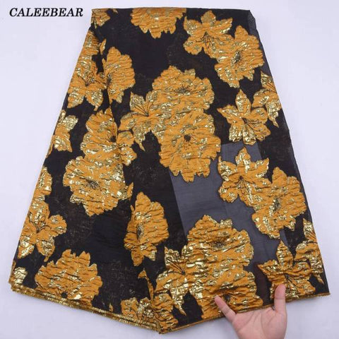 Image of Brocade Jacquard Lace Fabric French Lace African Nigerian Lace Fabric For Party Dress-FrenzyAfricanFashion.com