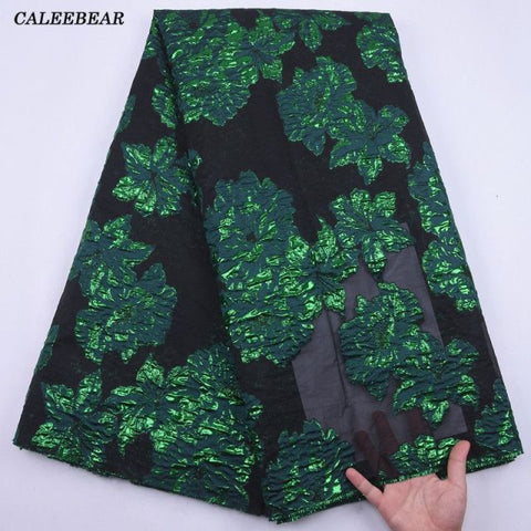 Image of Brocade Jacquard Lace Fabric French Lace African Nigerian Lace Fabric For Party Dress-FrenzyAfricanFashion.com