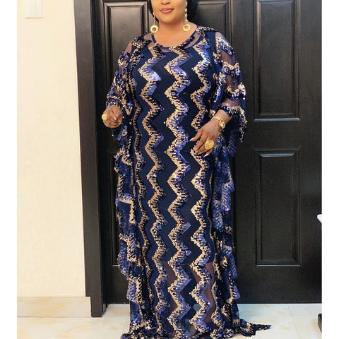 Image of women dress printing lady clothes dashiki africa one size boubou-FrenzyAfricanFashion.com