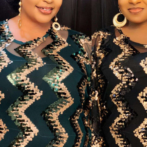 Image of women dress printing lady clothes dashiki africa one size boubou-FrenzyAfricanFashion.com