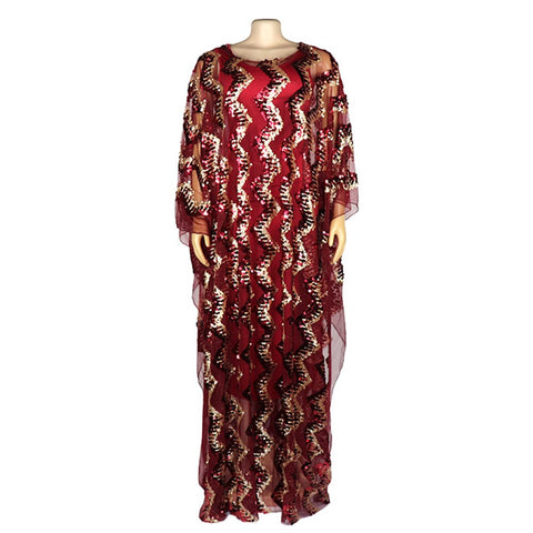 Image of women dress printing lady clothes dashiki africa one size boubou-FrenzyAfricanFashion.com