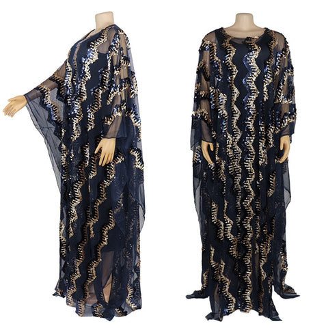 Image of women dress printing lady clothes dashiki africa one size boubou-FrenzyAfricanFashion.com