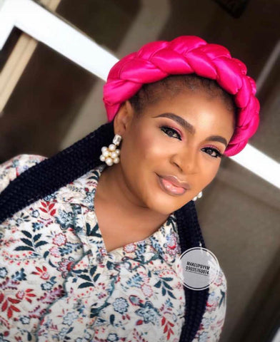 Image of Women's Headbands Elastic Braids Hair Bands Turban-FrenzyAfricanFashion.com