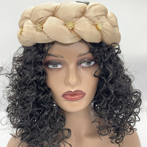 Image of Women's Headbands Elastic Braids Hair Bands Turban-FrenzyAfricanFashion.com