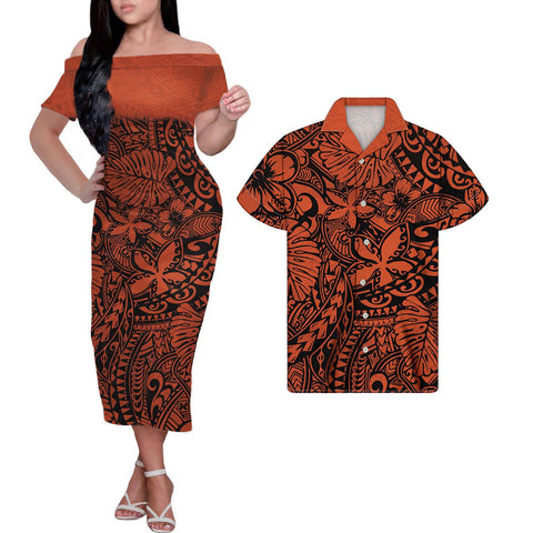 Image of Tribal Print Plus Size Couples Match Clothing-FrenzyAfricanFashion.com