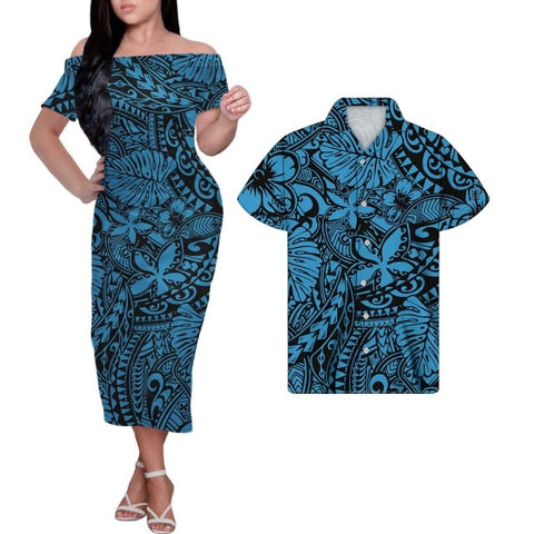 Image of Tribal Print Plus Size Couples Match Clothing-FrenzyAfricanFashion.com