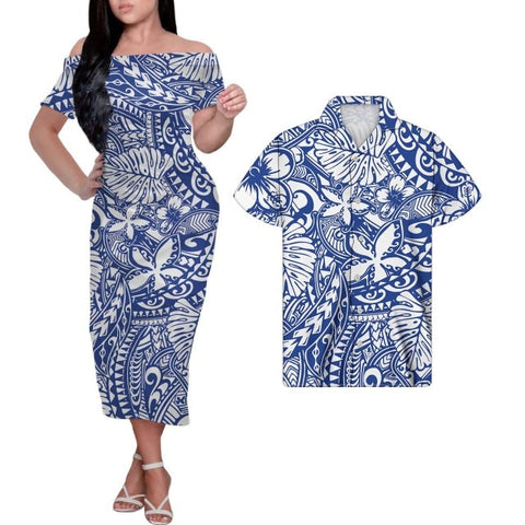 Image of Tribal Print Plus Size Couples Match Clothing-FrenzyAfricanFashion.com