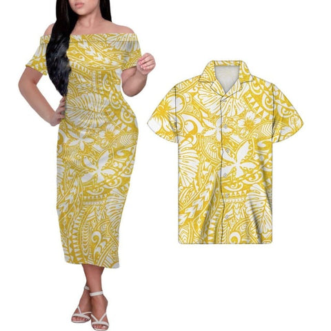 Image of Tribal Print Plus Size Couples Match Clothing-FrenzyAfricanFashion.com