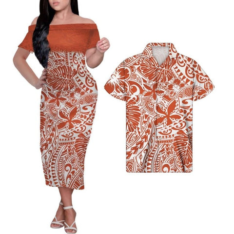 Image of Tribal Print Plus Size Couples Match Clothing-FrenzyAfricanFashion.com