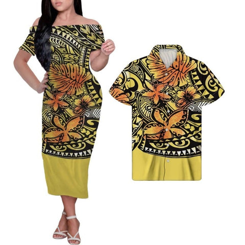 Image of Tribal Print Plus Size Couples Match Clothing-FrenzyAfricanFashion.com