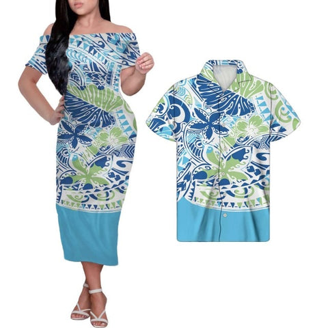 Image of Tribal Print Plus Size Couples Match Clothing-FrenzyAfricanFashion.com