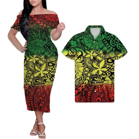 Image of Tribal Print Plus Size Couples Match Clothing-FrenzyAfricanFashion.com