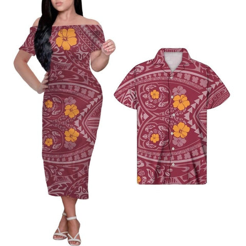 Image of Tribal Print Plus Size Couples Match Clothing-FrenzyAfricanFashion.com