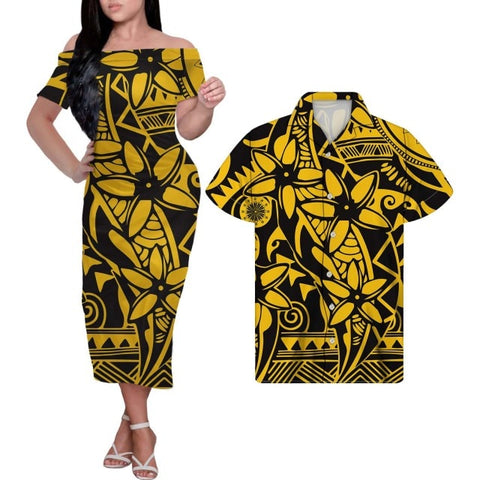Image of Tribal Print Plus Size Couples Match Clothing-FrenzyAfricanFashion.com