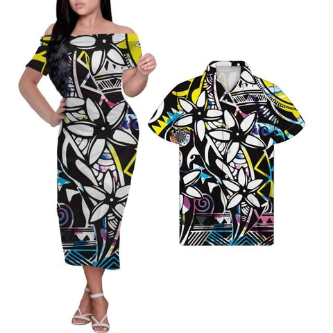 Image of Tribal Print Plus Size Couples Match Clothing-FrenzyAfricanFashion.com