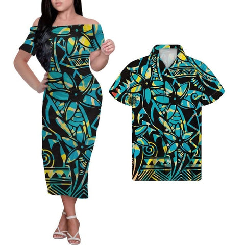Image of Tribal Print Plus Size Couples Match Clothing-FrenzyAfricanFashion.com