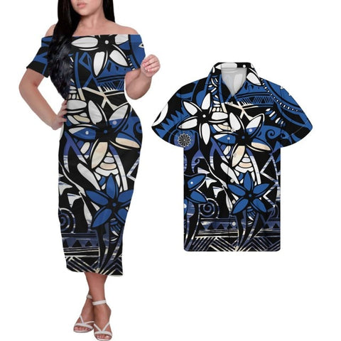Image of Tribal Print Plus Size Couples Match Clothing-FrenzyAfricanFashion.com