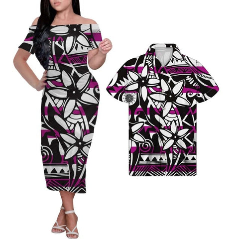 Image of Tribal Print Plus Size Couples Match Clothing-FrenzyAfricanFashion.com
