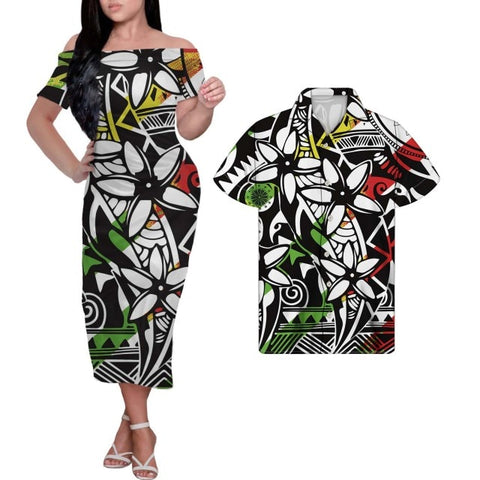 Image of Tribal Print Plus Size Couples Match Clothing-FrenzyAfricanFashion.com
