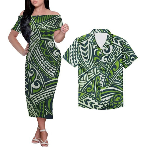 Image of Tribal Print Plus Size Couples Match Clothing-FrenzyAfricanFashion.com