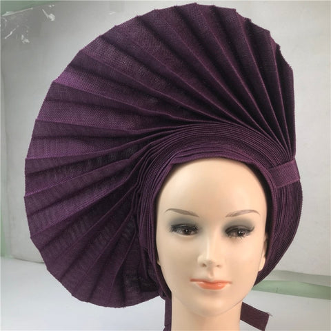 Image of Fan Auto gele headtie turbans head wrap-FrenzyAfricanFashion.com