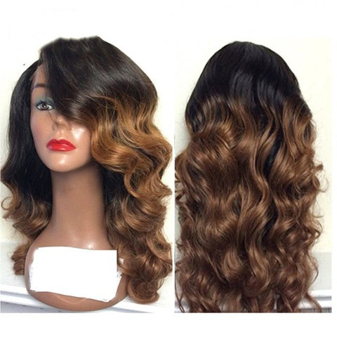 Image of Ginger Orange Lace Front Wig Loose Wave T Lace Wig For Black White Women-FrenzyAfricanFashion.com