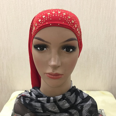 Image of scarf turban hijab with elastic band-FrenzyAfricanFashion.com