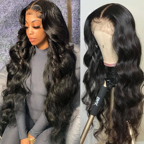 Image of Ginger Orange Lace Front Wig Loose Wave T Lace Wig For Black White Women-FrenzyAfricanFashion.com