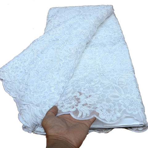 Image of 5 yards sequins lace fabric-FrenzyAfricanFashion.com