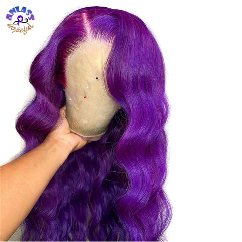 Image of Ginger Orange Lace Front Wig Loose Wave T Lace Wig For Black White Women-FrenzyAfricanFashion.com