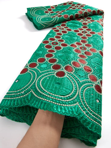 Image of Swiss Voile Lace Fabric 2.5 Yards-FrenzyAfricanFashion.com