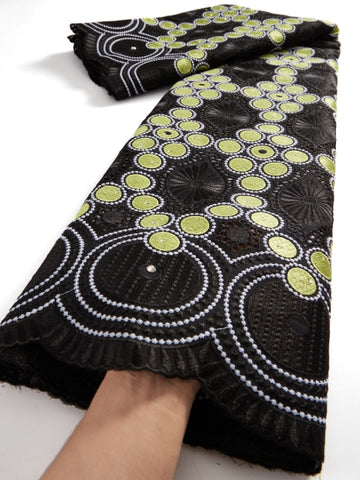 Image of Swiss Voile Lace Fabric 2.5 Yards-FrenzyAfricanFashion.com