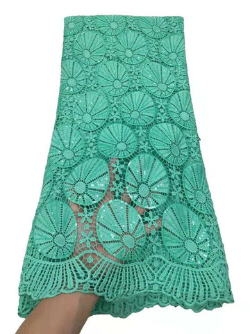 Image of 5 Yards African Cord Laces Fabrics Guipure-FrenzyAfricanFashion.com