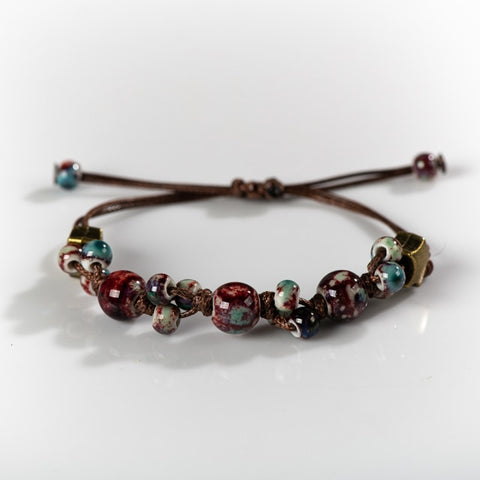 Image of Retro style Charm beaded bracelets adjustable woman-FrenzyAfricanFashion.com