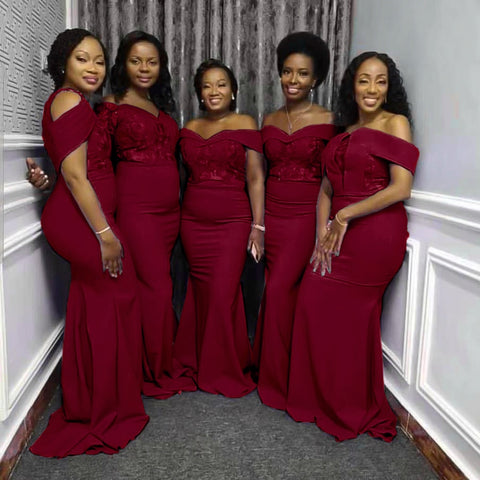 Image of Sexy Party Dresses Bridesmaids Apparel-FrenzyAfricanFashion.com