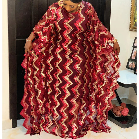 Image of women dress printing lady clothes dashiki africa one size boubou-FrenzyAfricanFashion.com