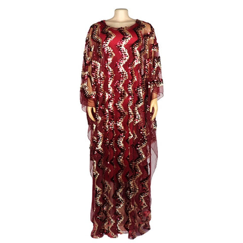 Image of women dress printing lady clothes dashiki africa one size boubou-FrenzyAfricanFashion.com