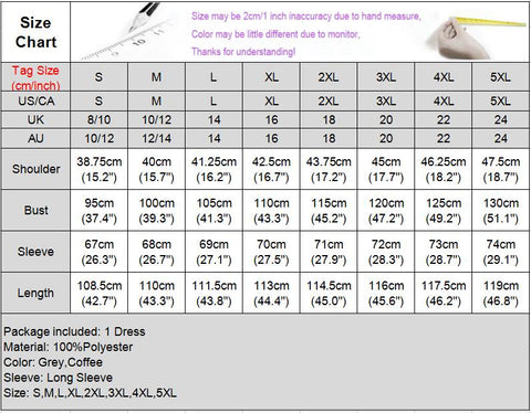 Image of Bohemian Party Women Casual Autumn Dress Bat-Sleeve Sundress Knee-Length Dress-FrenzyAfricanFashion.com