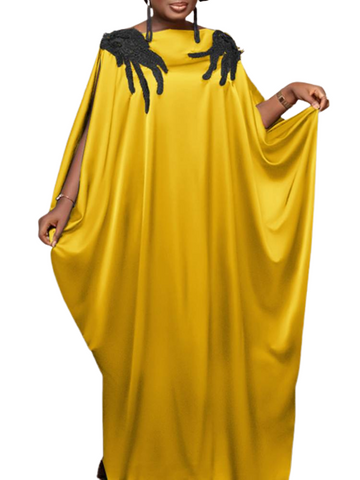 Image of Kaftan Bohemian Printed Women Sleeveless Party Long Maxi Loose Dress Casual-FrenzyAfricanFashion.com