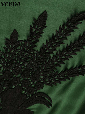 Image of Kaftan Bohemian Printed Women Sleeveless Party Long Maxi Loose Dress Casual-FrenzyAfricanFashion.com