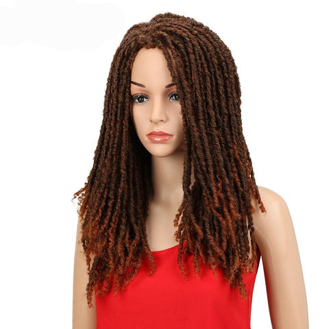 Image of Glamorous Hair 22 Inch Synthetic Crochet Braided Faux Dread Locs Long Wig-FrenzyAfricanFashion.com
