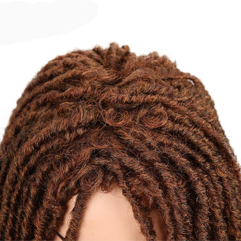 Image of Glamorous Hair 22 Inch Synthetic Crochet Braided Faux Dread Locs Long Wig-FrenzyAfricanFashion.com