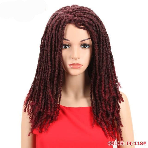 Image of Glamorous Hair 22 Inch Synthetic Crochet Braided Faux Dread Locs Long Wig-FrenzyAfricanFashion.com